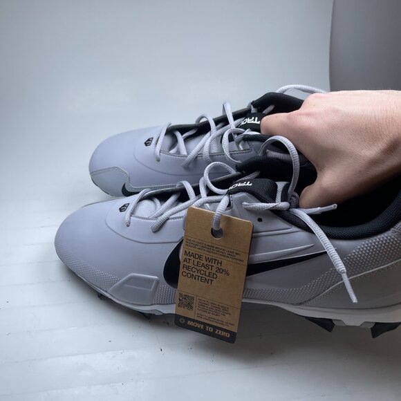Nike Force Trout 9 Keystone Sz 16 Grey Men’s Baseball Cleats Style FB9728-002 - Picture 13 of 14